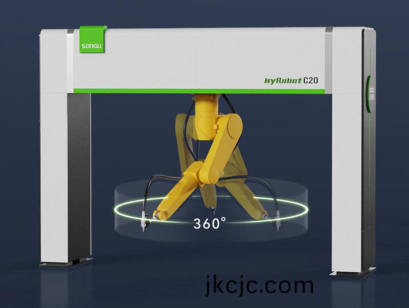 三維機器人激光切割機,三維激光切割機,3D激光切割機,360度回轉(zhuǎn)半徑高效切割